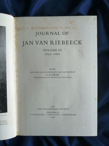 Journal of Jan van Riebeeck - Image 8