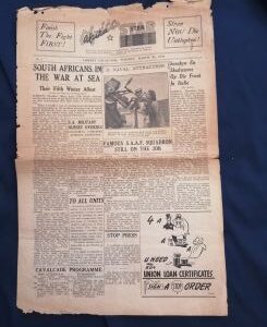 Africa Star newspaper 28 March 1944