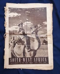 South West Africa newspaper supplement 12 July 1939