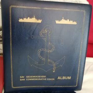 SA Navy commemorative cover album