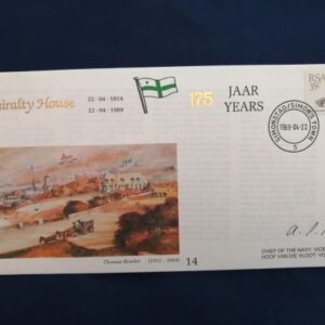 Admiralty House commemorative cover - signed