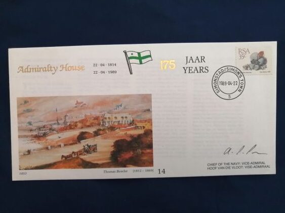 Admiralty House commemorative cover - signed