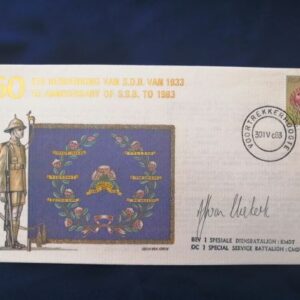 50th Anniversary Special Services Battalion SSB commemorative cover - signed