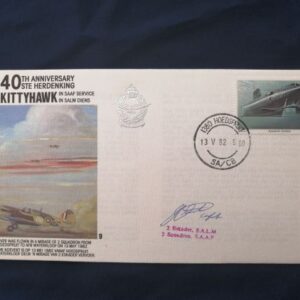 40th Anniversary of Kittyhawk in SAAF service commemorative cover