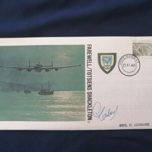 Retirement of Shackleton from SAAF service commemorative cover - signed