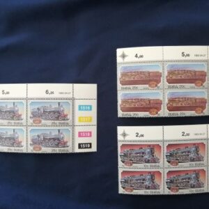 South African steam locomotives plate blocks