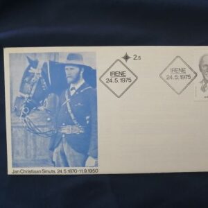 Jan Christiaan Smuts commemorative cover