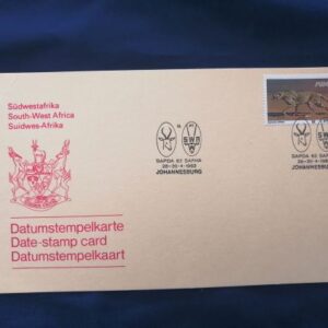 Date-stamp card South-West Africa 29-30 April 1983