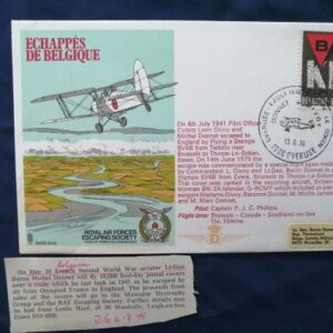 Echappes de Belgique commemorative cover