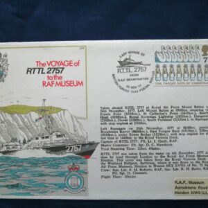 Voyage of RTTL 2757 to RAF Museum commemorative cover