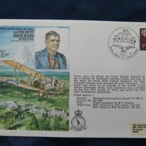 Marshal of the RAF Viscount Trenchard GCB OM GCVO DSO DCL LLD commemorative cover