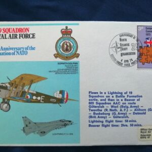 19 Squadron RAF 25th Anniversary of NATO commemorative cover