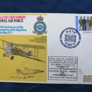 2 AC Squadron RAF 60th Anniversary commemorative cover