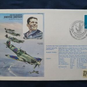 AVM Johnnie Johnson CB CBE DSO DFC DL C.Eng commemorative cover