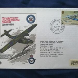35th Anniversary of sighting of Bismark commemorative cover