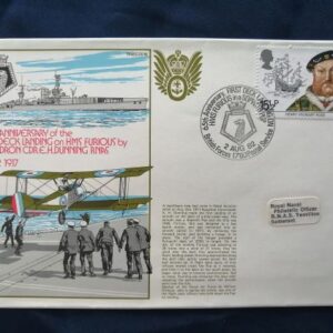 First deck landing 65th Anniversary commemorative cover