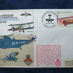 Royal Naval Air Service 60th Anniversary commemorative cover