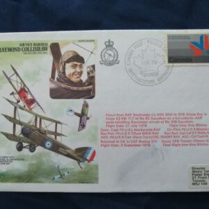 AVM Raymond Collishaw CB DSO OBE DSC DFC commemorative cover
