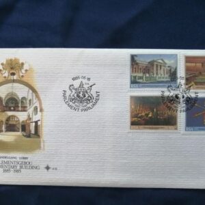 Parliamentary building lobby 1885 - 1985 commemorative cover