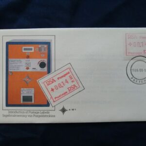 Introduction of postage labels commemorative issue