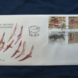 Rock paintings commemorative cover