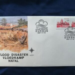 Flood disaster Natal 16 November 1987 commemorative cover