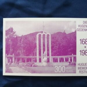 Huguenots memorial festival commemorative cover