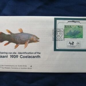 Identification of the Coelacanth 1939 commemorative cover