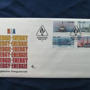 RSA Energy sources commemorative cover
