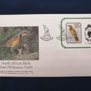 South African birds commemorative cover