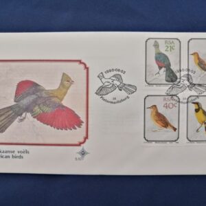 South African birds commemorative cover