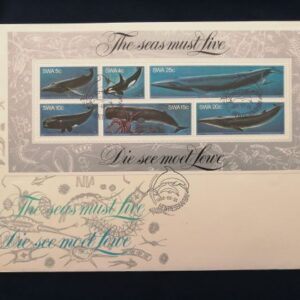 The Seas Must Live South-West Africa commemorative cover