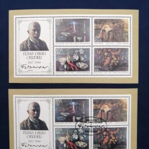 Frans David Oerder plate blocks