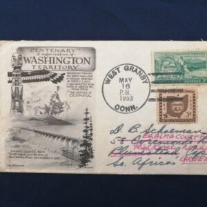 Centenary of organisation of Washington Territory - 1953