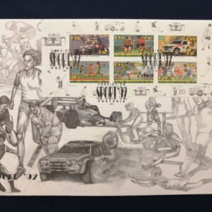 South African sport commemorative cover - 1992