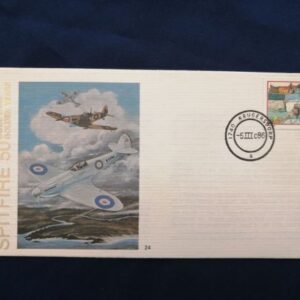 Spitfire 50 Golden years commemorative cover