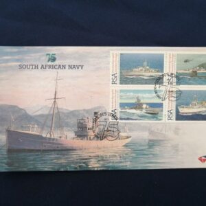 SA Navy 75th Anniversary commemorative cover