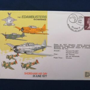 The Edambusters N.A. Harvards Shoreham Air Day 1977 commemorative cover