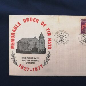 Memorable Order of the Tin Hats commemorative cover MOTHS