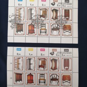 Antique Cape Furniture plate blocks